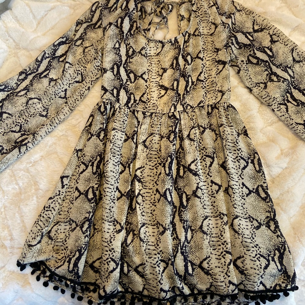 Snake skin dress from tobi